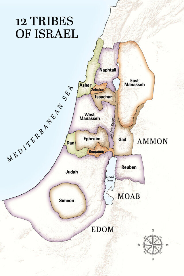 The Tribal Allotment of the Israelites | ArmstrongInstitute.org