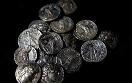 2,200-Year-Old Maccabean Silver Coin Hoard Discovered in Judean Desert