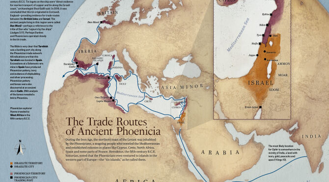 INFOGRAPHIC: The Trade Routes of Ancient Phoenicia