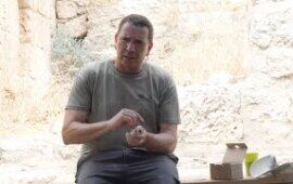 Jerusalem Ophel Excavation 2024: Byzantine Oil Lamp