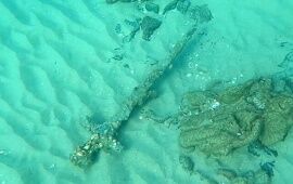 Diver Finds Crusader Sword Off the Coast of Dor