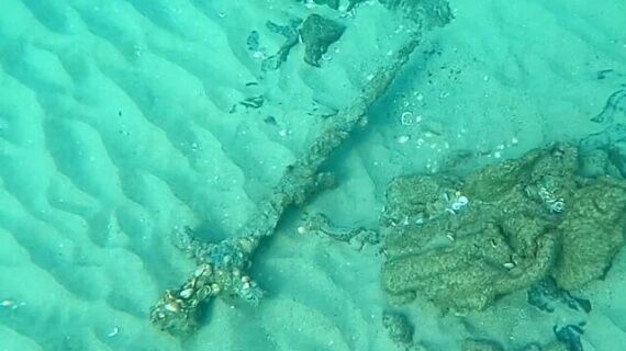 Diver Finds Crusader Sword Off the Coast of Dor