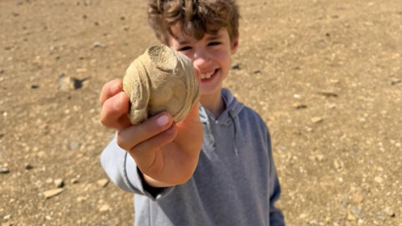 Youth Discovers 1,700-Year-Old Statuette Fragment in Ramon Crater